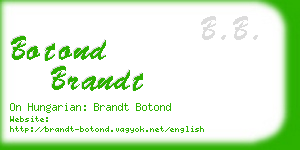 botond brandt business card